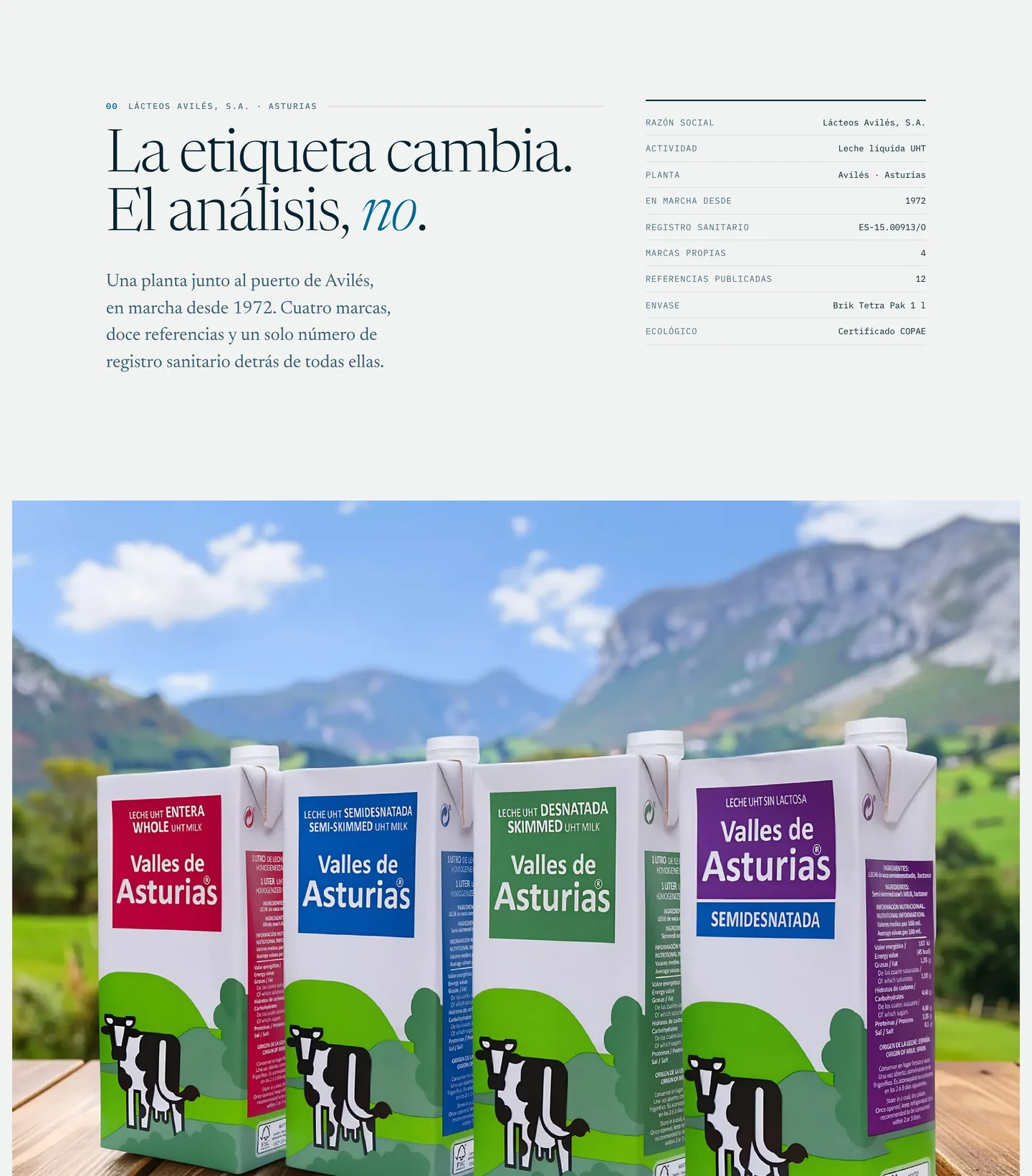 Aperture's concept for Lactavisa, designed by Aperture